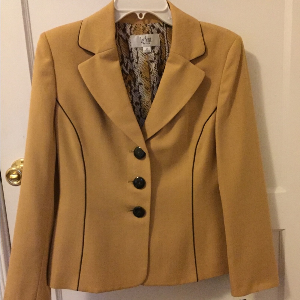 Yellow blazer. Brand new with tags